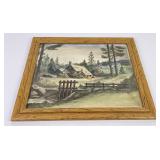 Montana Watercolor Painting