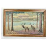 Large Lodge Sized Montana Glacier Park Painting