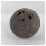 Antique Naval Cast Iron Cannonball