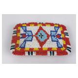Montana Blackfoot Indian Beaded Belt Buckle