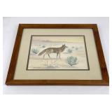 Ron Jenkins Missoula Montana Wolf Watercolor
