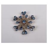 Art Deco Rhinestone Costume Brooch