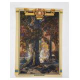 Antique Edison Mazda Lamps Parrish Calendar Top
