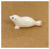 Antique Eskimo Inuit Carved Walrus Seal