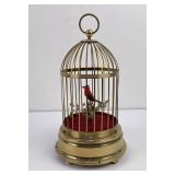 Antique German Automaton Birdcage Music Box