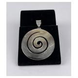 Taxco Mexico Sterling Silver Necklace Pendant