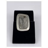 Landerholm Tenn Sweden Pewter Brooch
