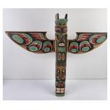 Large Northwest Coast Haida Indian Totem Pole