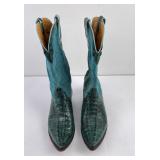Falconhead Green Hornback Alligator Cowboy Boots