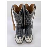 Vintage Hyer Mule Ear Cowboy Boots