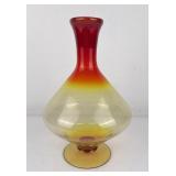 Mid Century Blenko Glass Tangerine Decanter