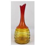 Mid Century Blenko Glass Tangerine Decanter