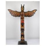 Large Northwest Coast Haida Indian Totem Pole