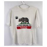 Vintage California Flag Bear Rock N Roll T Shirt