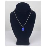 Lapis Lazuli Sterling Silver Necklace