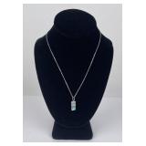 Sterling Silver Abalone Necklace