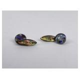 Sterling Silver Abalone Cufflinks