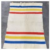 Antique Golden Dawn JC Penny Wool Blanket