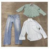 Vintage Levis Shirt and 501xx Jeans Lot