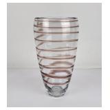 Architectural Blenko Swirl Vase 14"