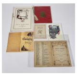 WW1 WW2 Christmas Thanksgiving Artillery Menus
