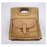 Vintage Mr Ralph Leather Hand Bag Sack