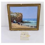Augusto Gomes Martins Portugese Oil on Canvas
