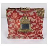 Antique Liberty Bell Velvet Cabinet Photo Album