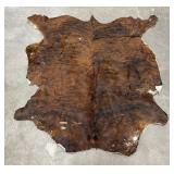 Tanned Brindle Steerhide Steer Bull Cow Rug