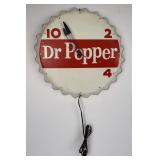 Very Nice Dr Pepper 10 2 4 Bottlecap Clock