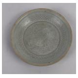 Antique Chinese Celadon Pottery Plate