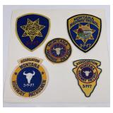 Lot of Montana Highway Patrol Police Patches