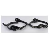 Colorado Saddlery Company Silver Inlaid Spurs