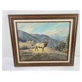 Ross Sutherland Montana Oil on Board Painting