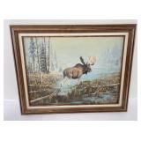 Ross Sutherland Montana Oil on Board Painting