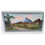 Missoula Montana Valley Montana Painting on Board