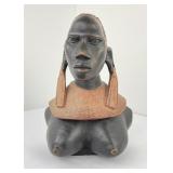 Naked Black Woman Wood Carving