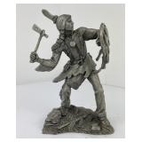 Comanche Warrior Jim Ponter Franklin Mint Pewter