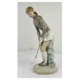 Llado Golfer Porcelain Figurine