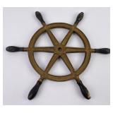 Cast Iron Wood Ship Wheel Crittenden