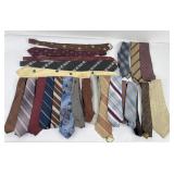 Lot of Vintage Mens Dress Ties