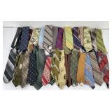 Lot of Vintage Mens Dress Ties