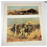 Pair of Frederic Remington Prints