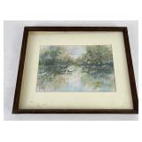 Neva Tollefson Polson Montana Watercolor Painting