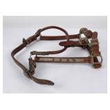Sterling Silver Mounted Horse Headstall