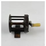 Early Brass Stop Latch Fishing Reel