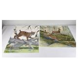 Pair of Ron Jenkins Signed Numbered Prints