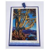 1940 Maxfield Parrish Christmas Calendar Wyoming