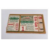 Wrigley Field 1938 Game 1 World Series Ticket
