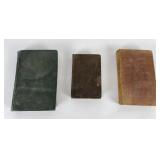 Lot of 3 Antique Books